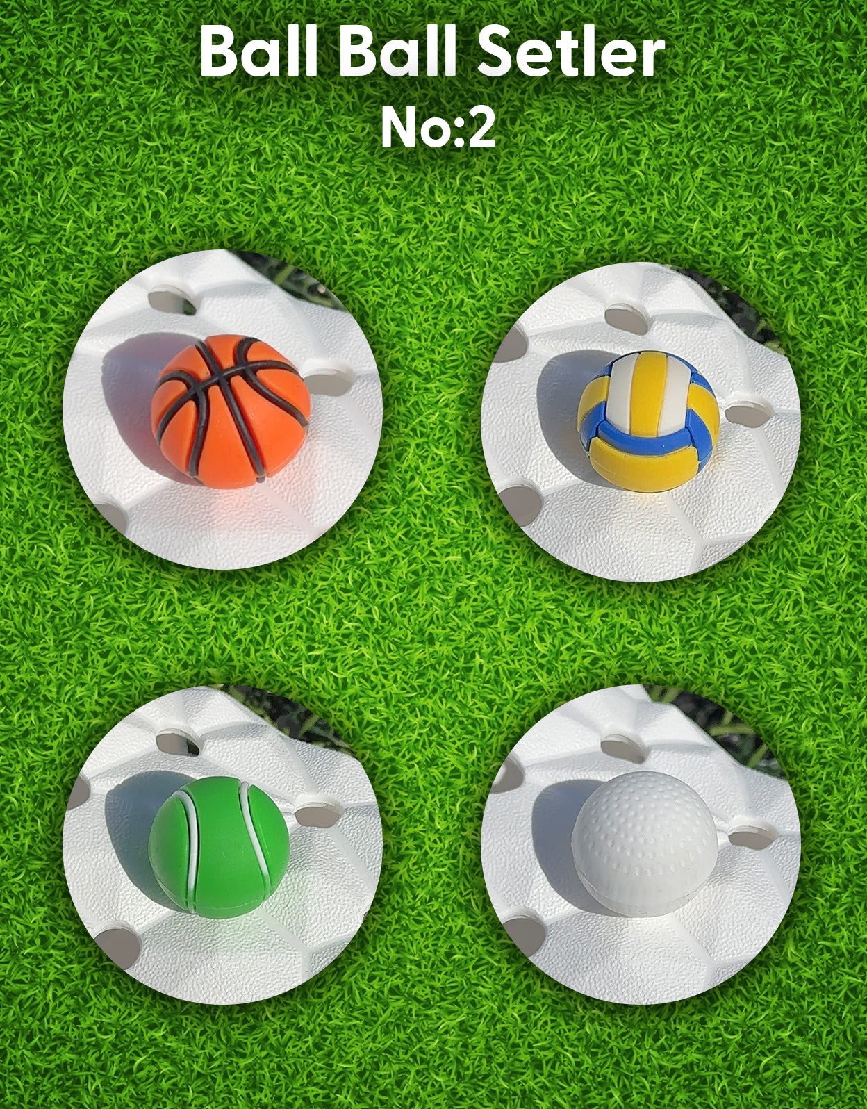 Ball Ball No:2 Terlik Süsü 4'lü Set