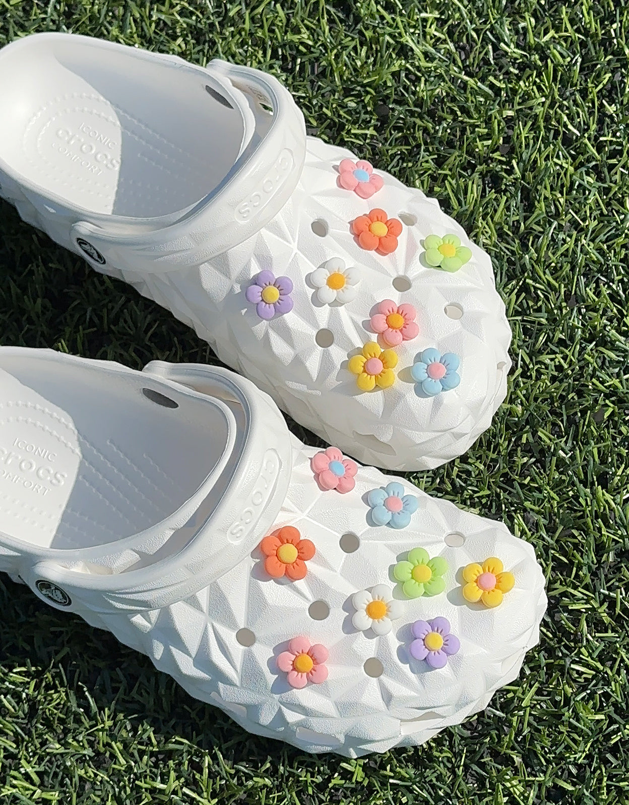 Pastel Daisy 16'lı Terlik Süsü Set