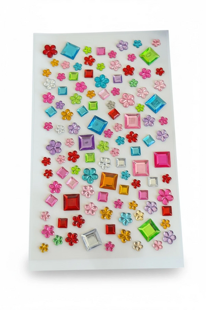 Taş Sticker Çiçek Figürlü Karışık No.1