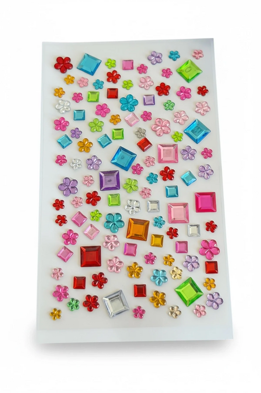 Taş Sticker Çiçek Figürlü Karışık No.1
