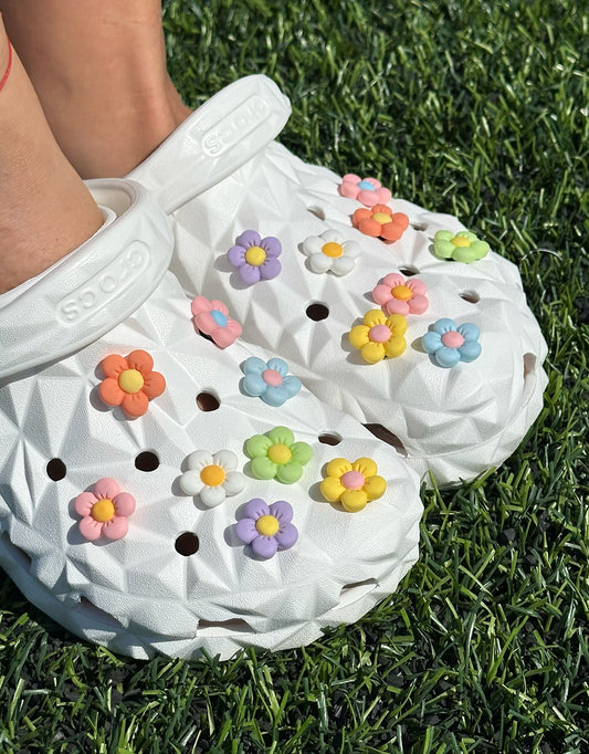 Pastel Daisy 16'lı Terlik Süsü Set