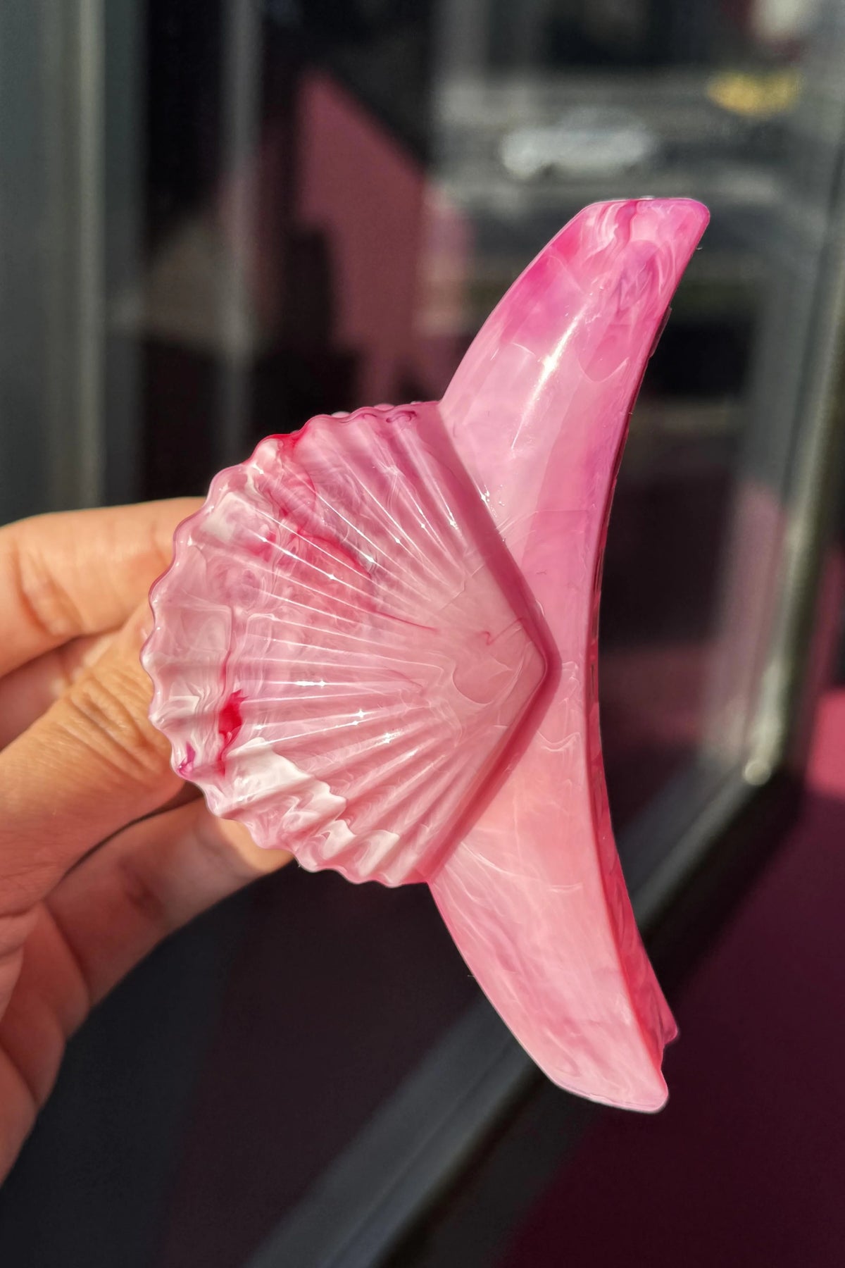 Pembe Deniz Kabuğu Toka