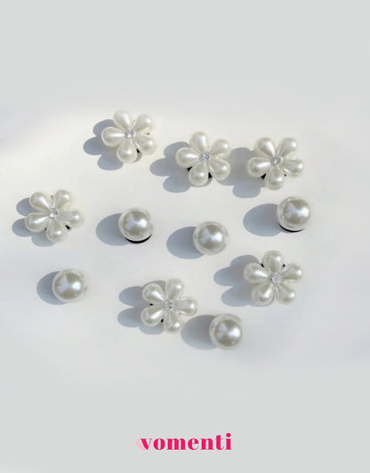 Flowpearls 12'li Terlik Süsü Set